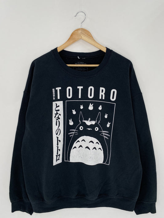 Vintage STUDIO GHIBLI TOTORO Size Approx. XL Sweat-Shirt / k4637