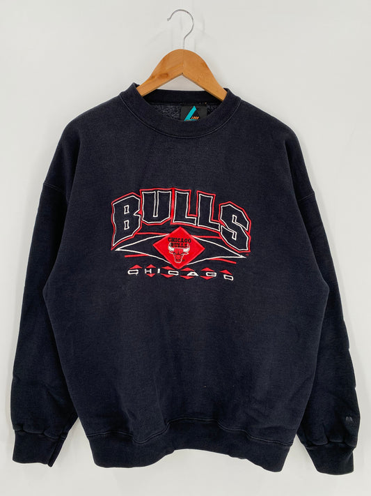 90’s CHICAGO BULLS Approx Size XL Vintage Sweat- Shirt / K593
