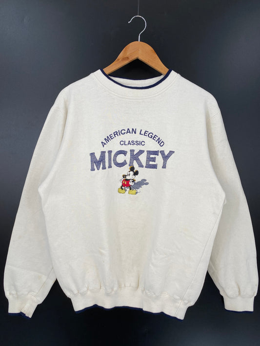 90’s DISNEY MICKEY Size L Vintage Sweat-shirt / K2714