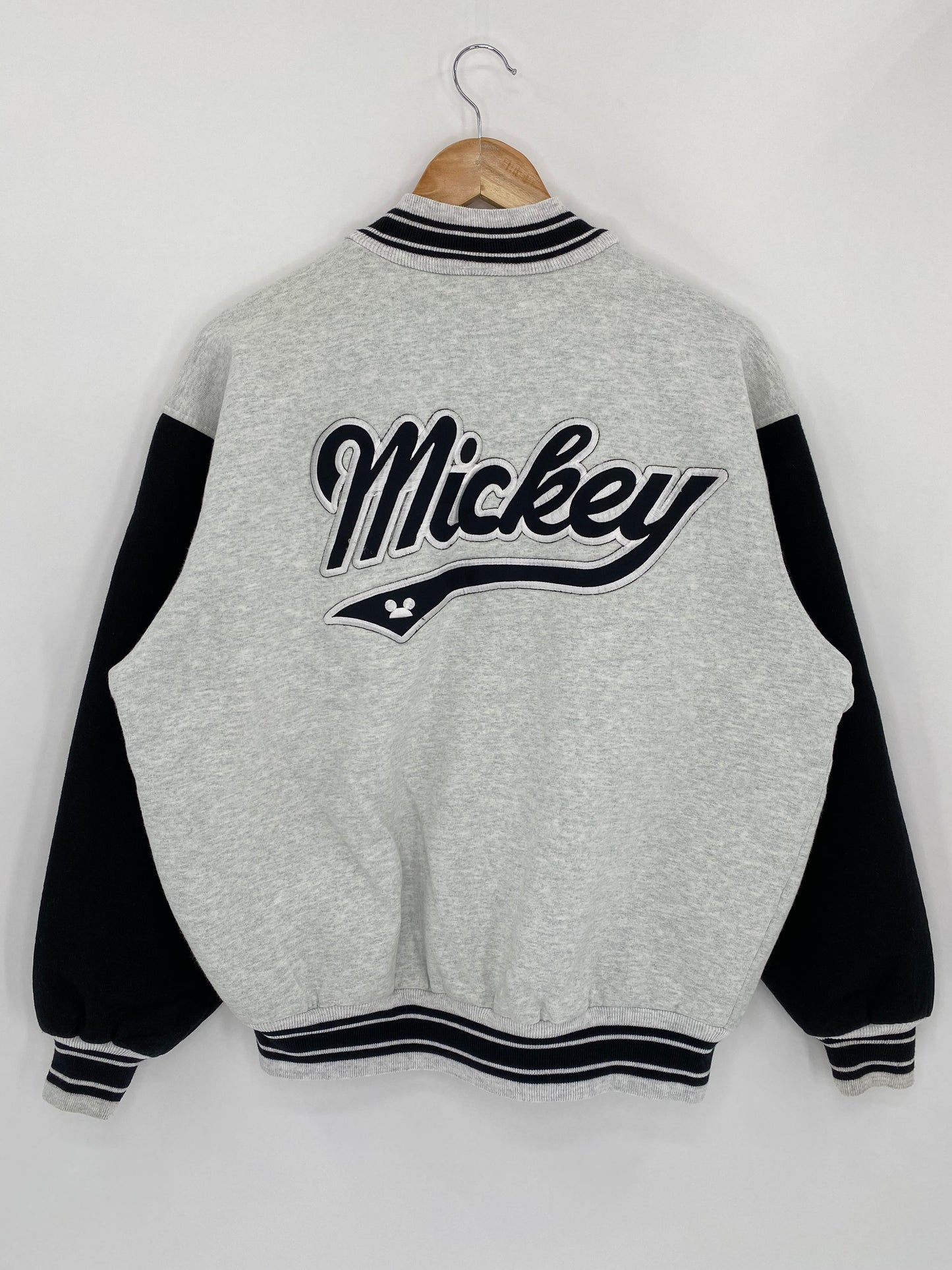 90’s Disney Mickey Size L Vintage Sweat Jacket  / 5448