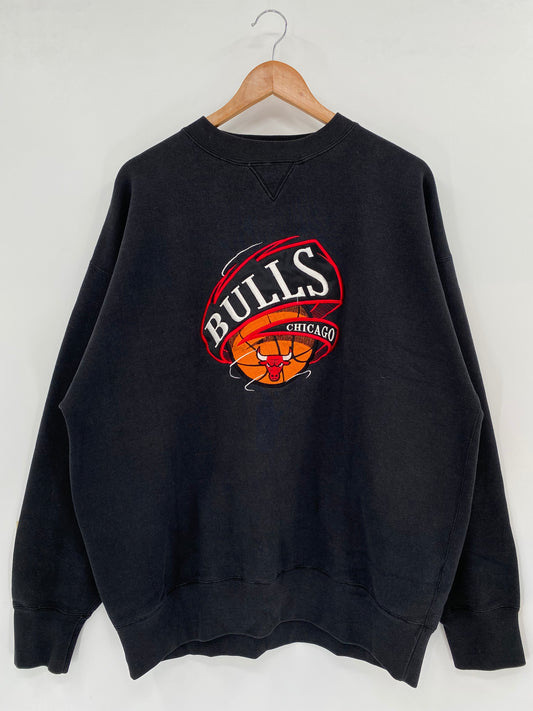 90’s CHICAGO BULLS Size XL NBA Sweat-Shirts / K2110