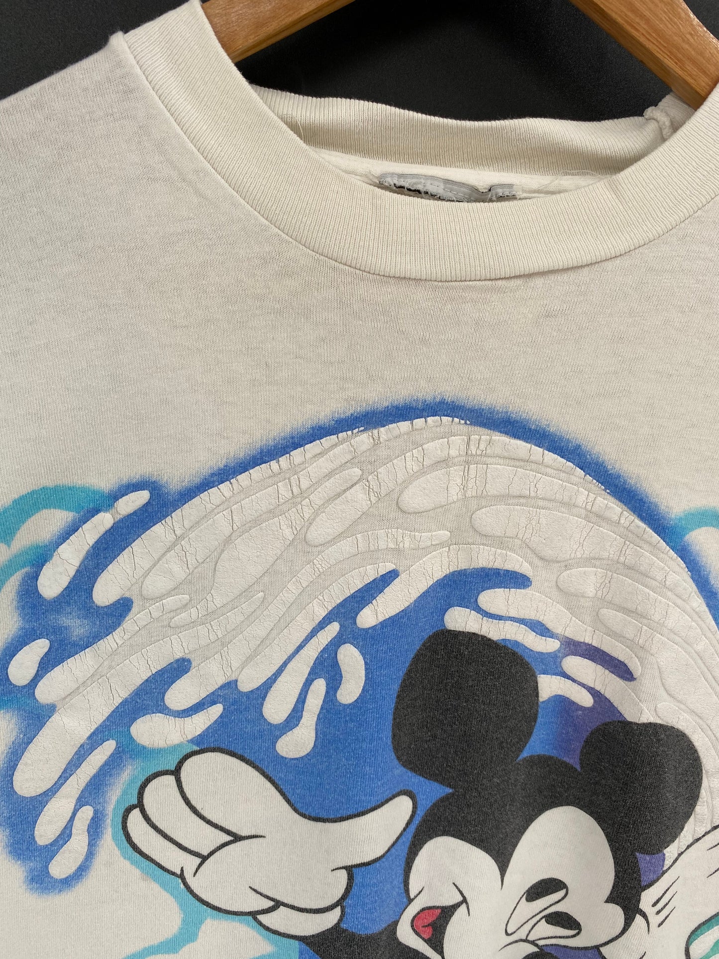 90’s DISNEY MICKEY Size No tag (Approx.XL) Vintage T-Shirt / A1798