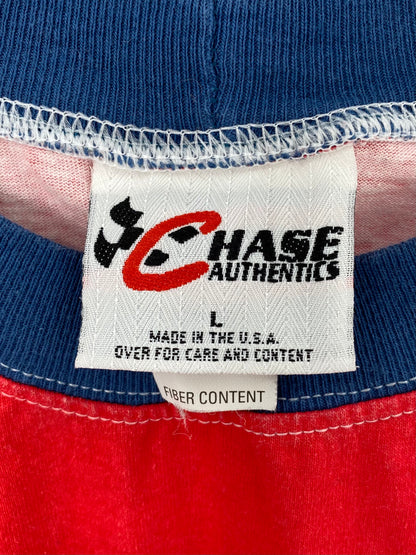 1997 CHASE AUTHENTICS Made in USA Size L Vintage Racing T-shirt / 7343