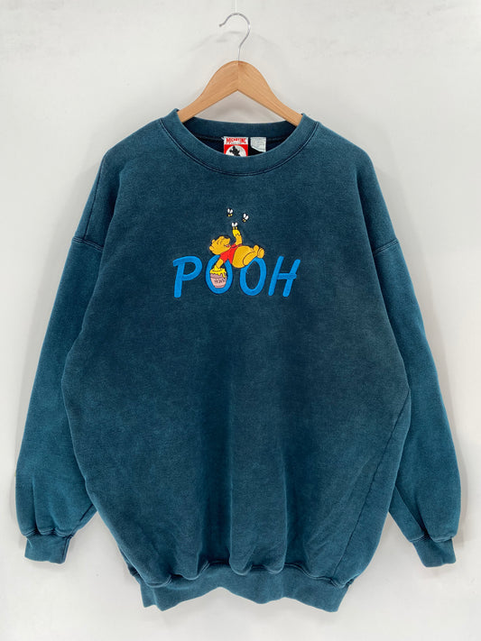90’s DISNEY WINNE THE POOH Size L-XL Vintage Sweat-shirt / K2351