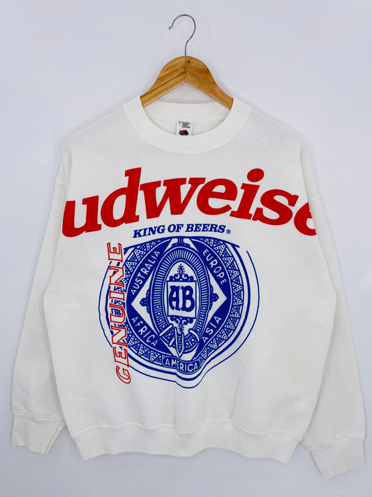 90’s BUDWEISER Size L Vintage Sweat-shirt / 6922