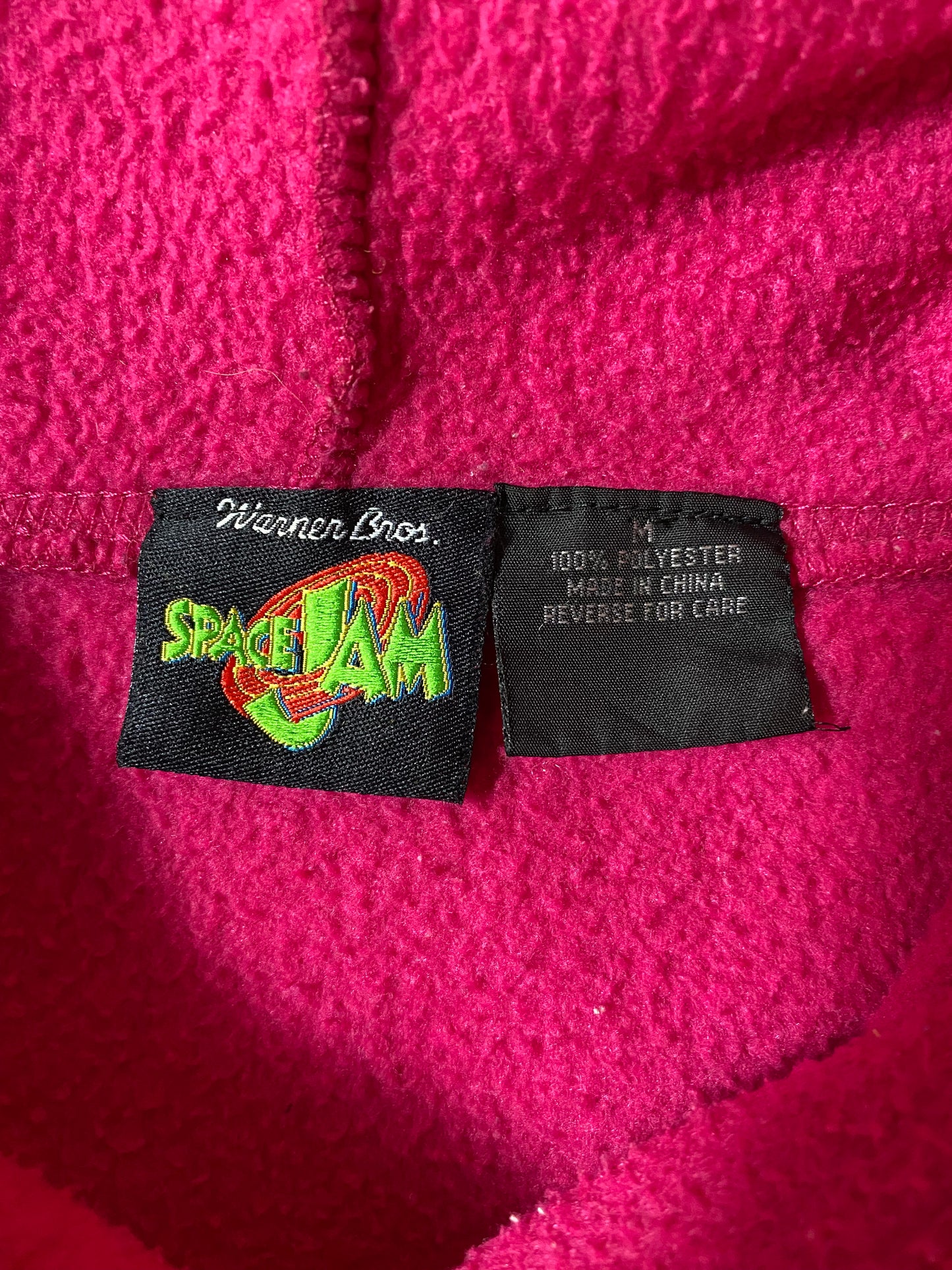1996 LOONEY TUNES SPACE JAM Size M Vintage Fleece Sweat-shirt / 9646