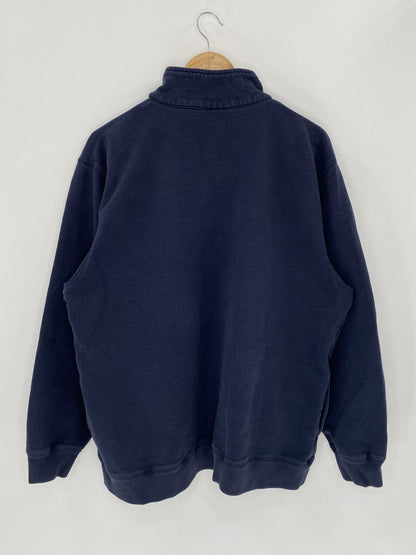 Vintage POLO JEANS RALPH LAUREN Size L Half-Zip Sweat-Shirt / A9224