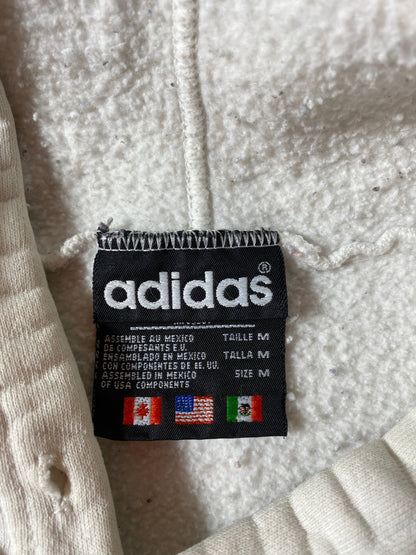 90's ADIDAS Size M Vintage Hoodie Sweat-shirt / A4176