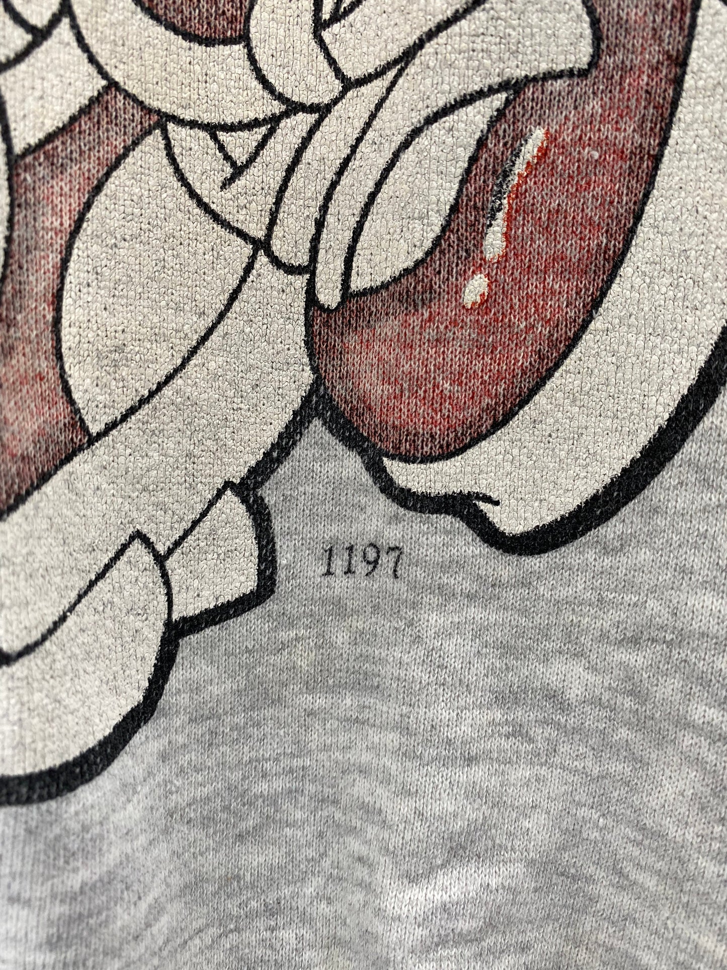 90’s DISNEY MICKEY x MINNIE Made in USA Size XXL Vintage Sweat-shirt / A5271