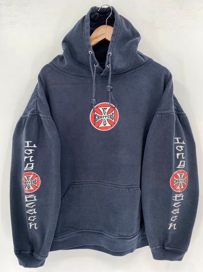 Vintage WEST COAST CHOPPERS  Size No tag (Approx.XL) Hoodie Sweat-Shirt  / K1709