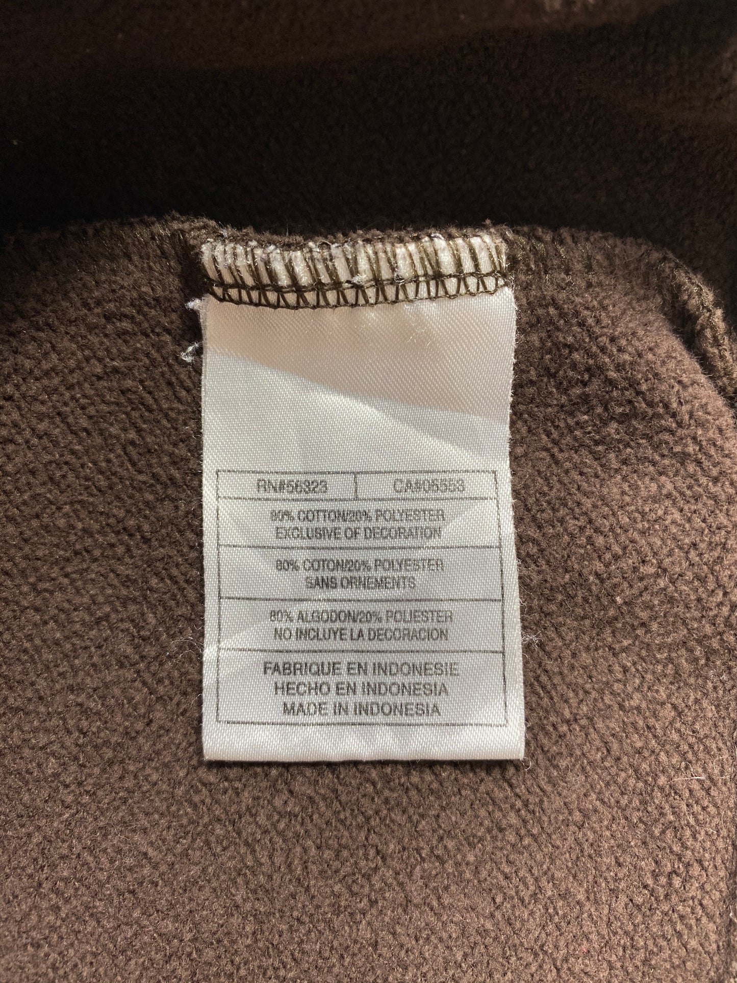 00' NIKE Mini Swoosh Size L Vintage Sweat-shirt / 5939