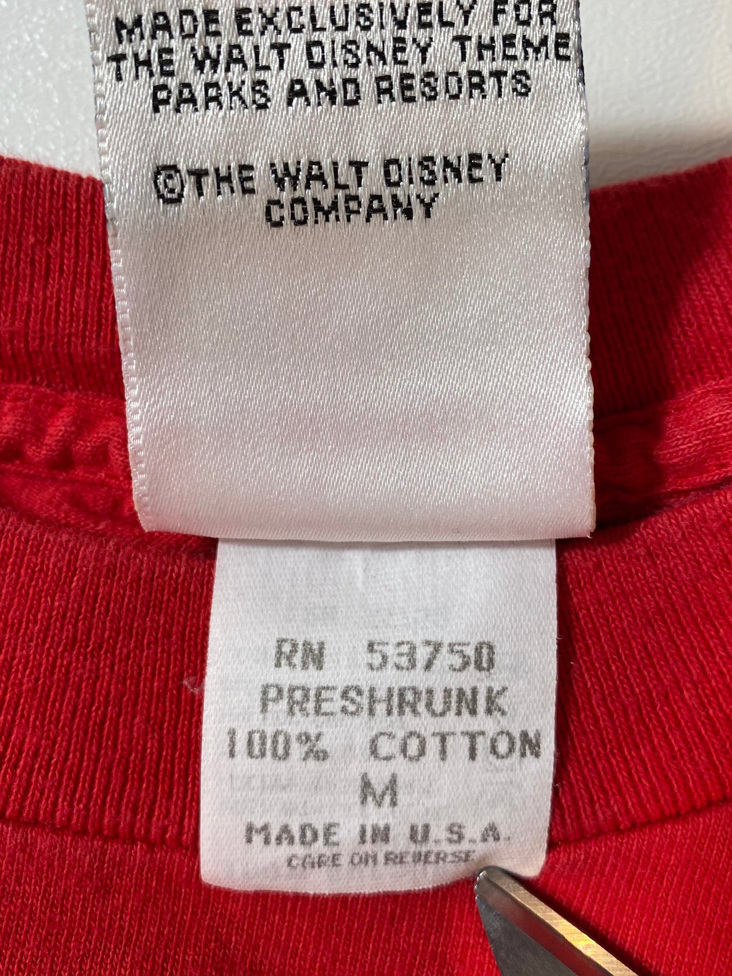 90's DISNEY MICKEY CHRISTMAS Made in USA Size M Vintage T-Shirt / G5192T