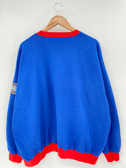 90’s JAYHAWKS KANSAS Size No tag(Approx.L) NFL Sweat shirt / K3417