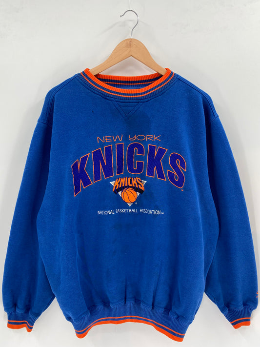 90’s NEW YORK KNICKS Size XL Vintage NBA Sweat-Shirts / K2429