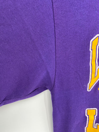80’s LOS ANGELES LAKERS Made in USA Size L Vintage NBA T-Shirt / 9294