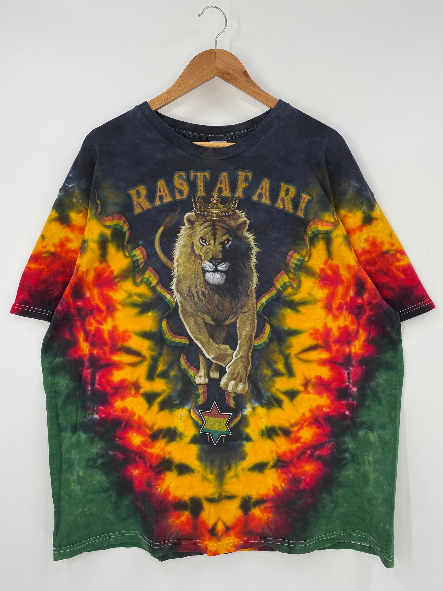 Vintage RASTAFARI Size No tag (Approx.XL) T-Shirts / K3846