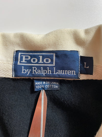 Vintage Polo Ralph Lauren Size L Long Sleeve Rugby Shirt / 8263