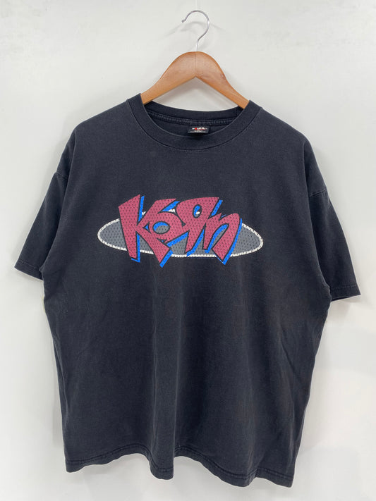 90's KORN Size XL Vintage Music T-Shirts / K2392