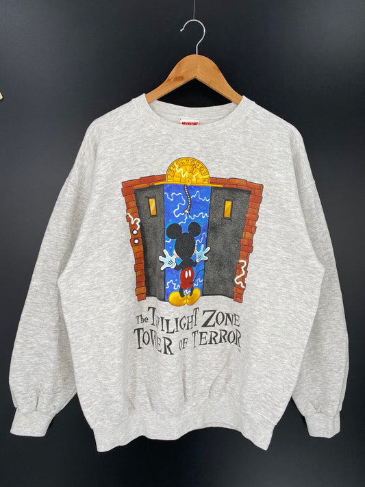 90’s DISNEY The Tower of Terror Size (Approx. XL) Vintage Sweat-shirt / 8770