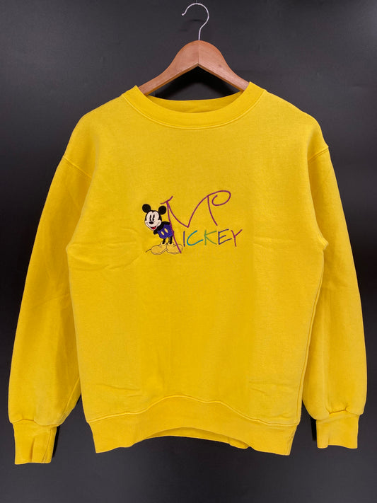 90's DISNEY MICKEY Size S Vintage Sweat-Shirt  / K1150