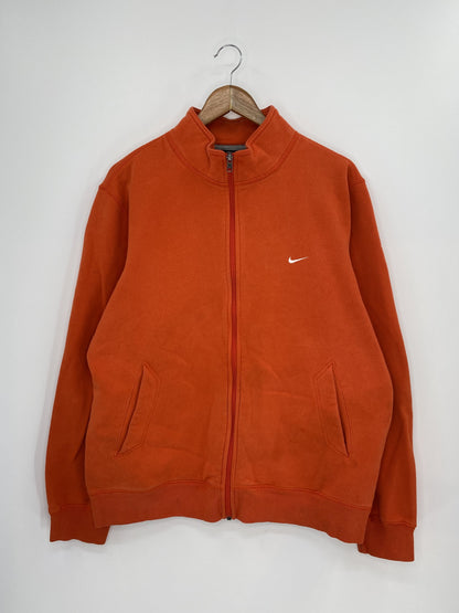 00' NIKE MINI SWOOSH Size L Vintage Zip-up Sweat-shirt / K6507