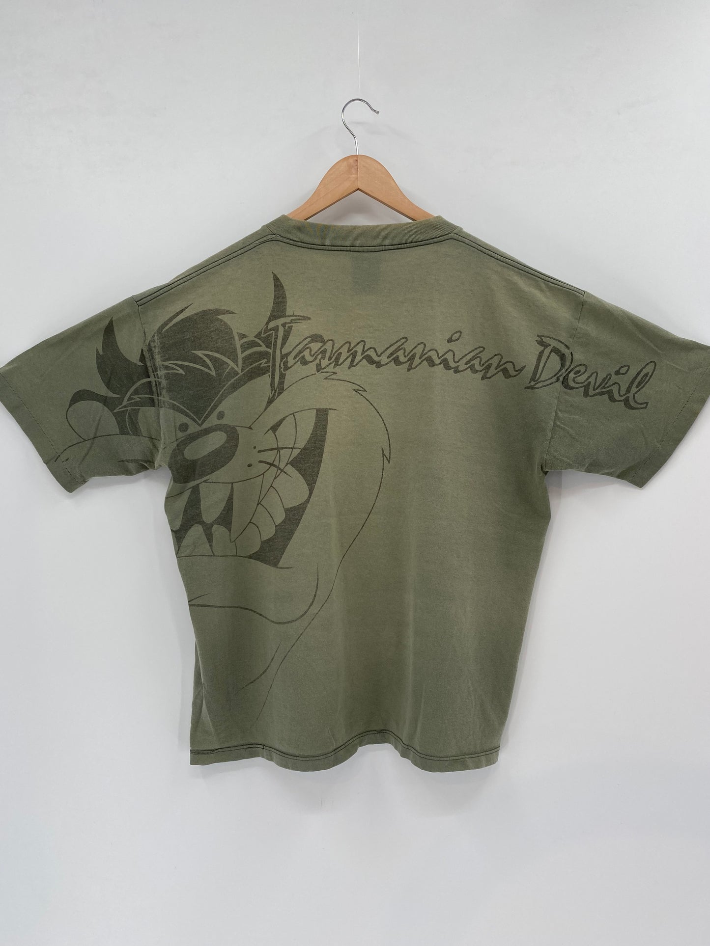 1995' LOONEY TUNES TAZ Made in USA Size L Vintage T-Shirt / K1901