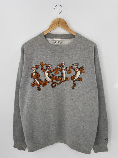 00' DISNEY TIGGER Made in USA Size XL Vintage Sweat-shirt / K5654