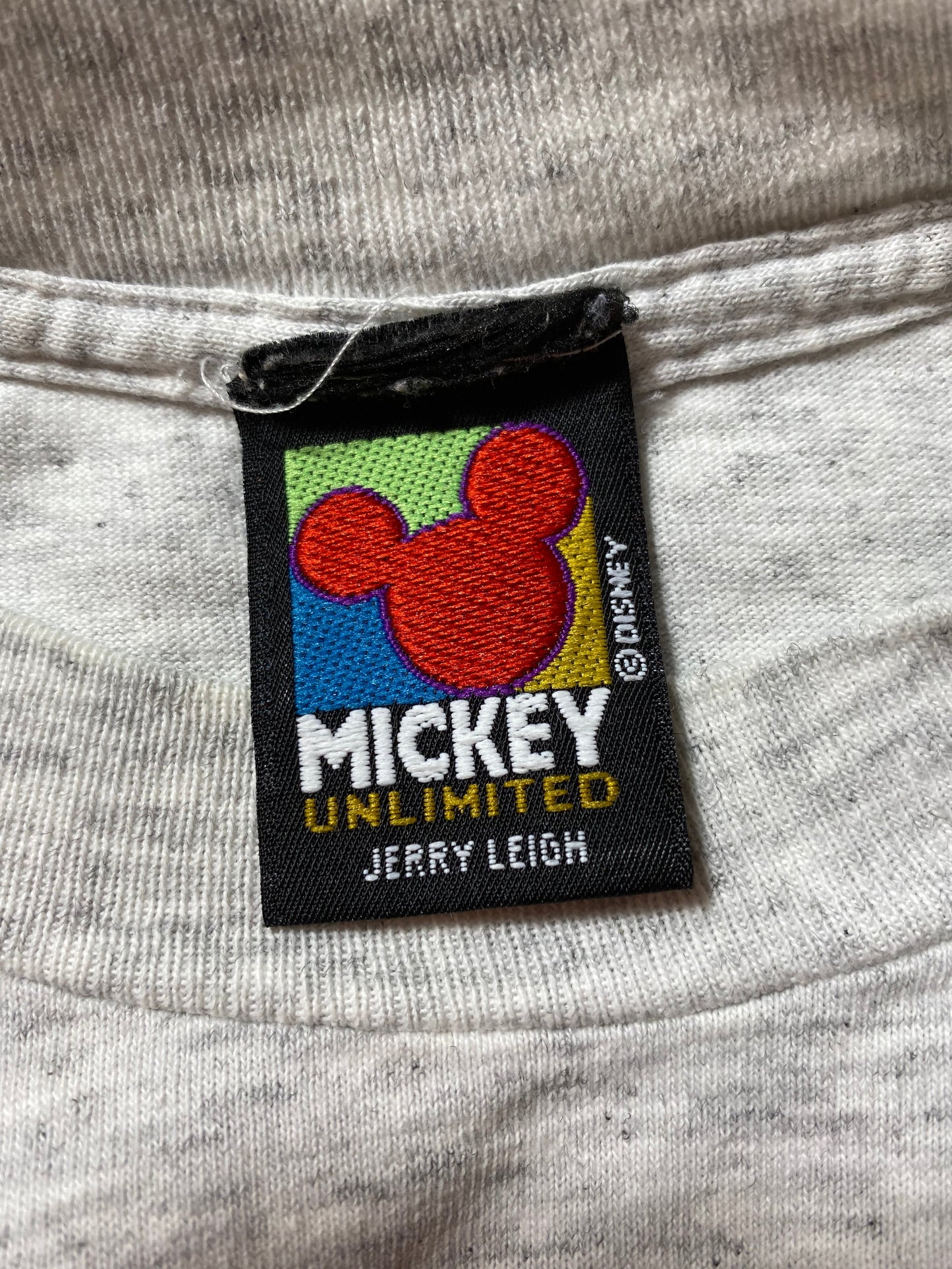 90’s DISNEY MICKEY Size No tag (Approx.XL) Vintage T-Shirt / E2952T