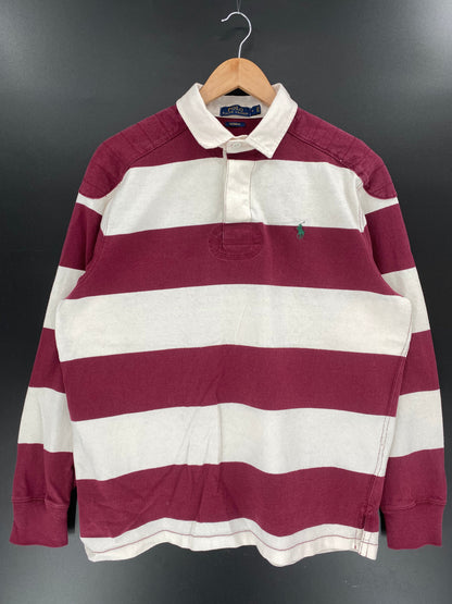Vintage POLO RALPH LAUREN Size L Rugby-Shirt / E4390R