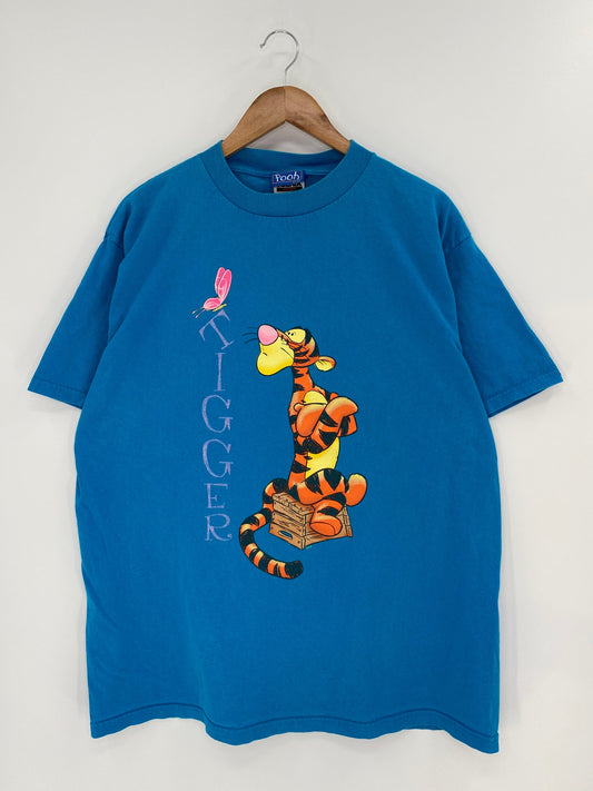 00' DISNEY TIGGER Size XL Vintage T-Shirt / K6876