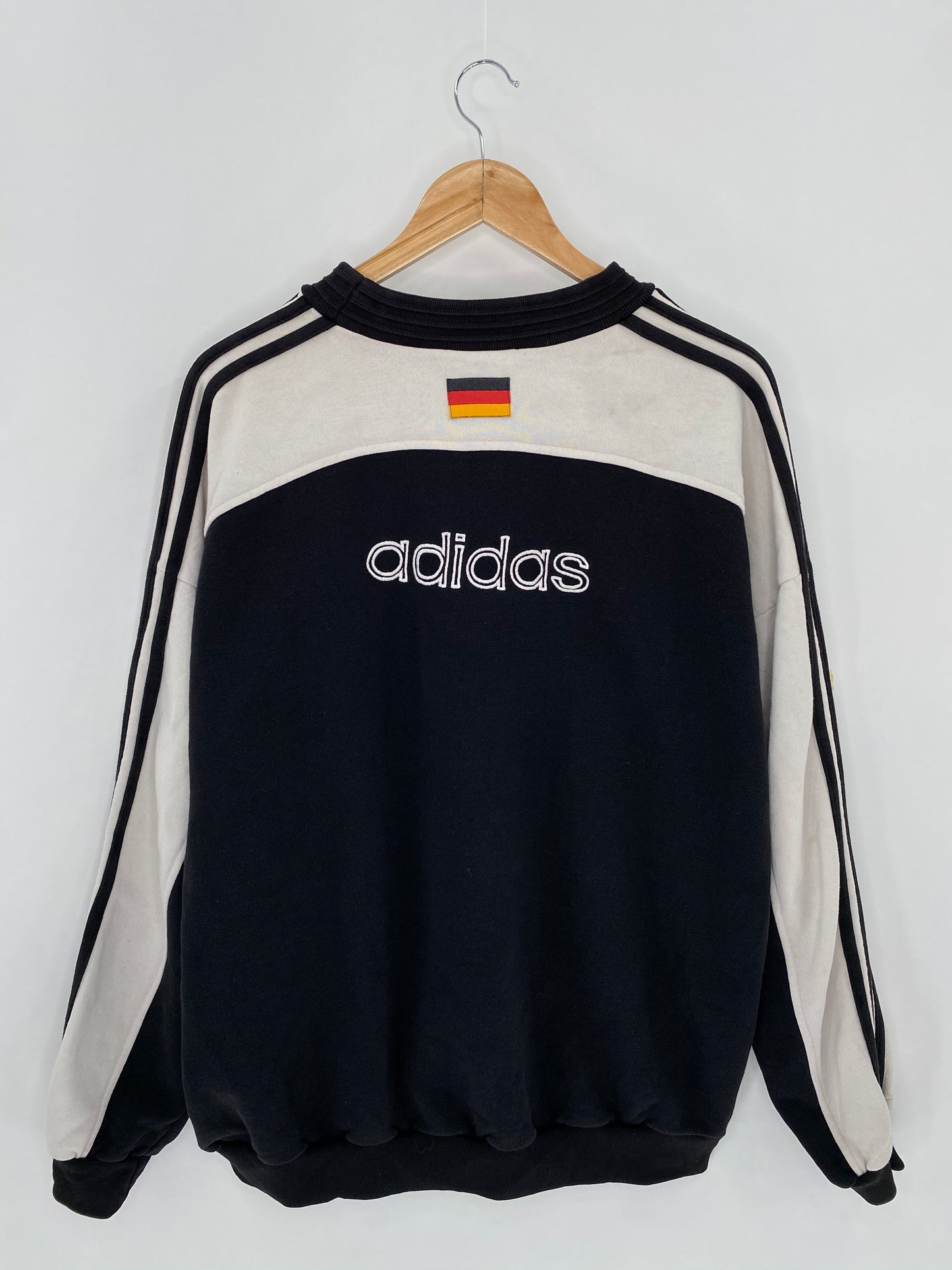 90's ADIDAS DEUTSCHER FUSSBALL-BAND Size XL Vintage Sweat - Shirts / 5873