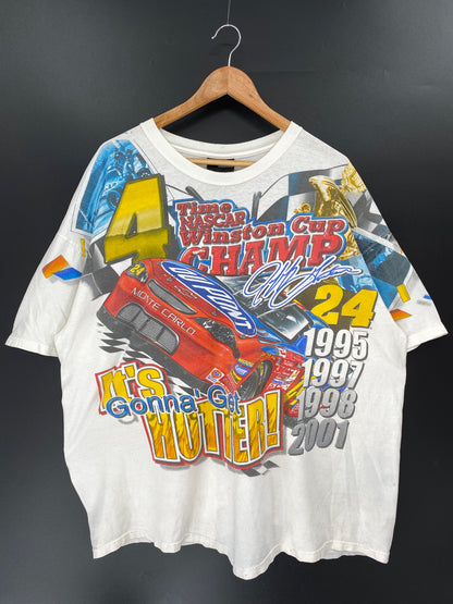 2002 DU PONT x JEFF GORDON  Size XL Vintage NASCAR Racing T-Shirt / k656