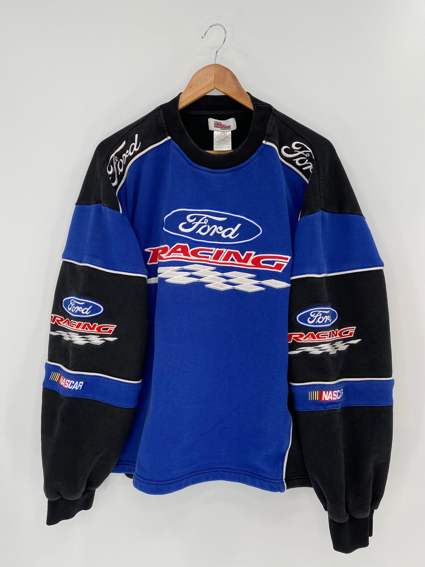Vintage FORD RACING Size XXL Racing Sweat-Shirt / K243