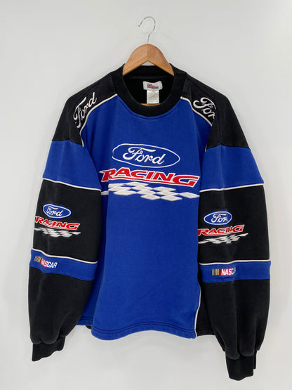 Vintage FORD RACING Size XXL Racing Sweat-Shirt / K243