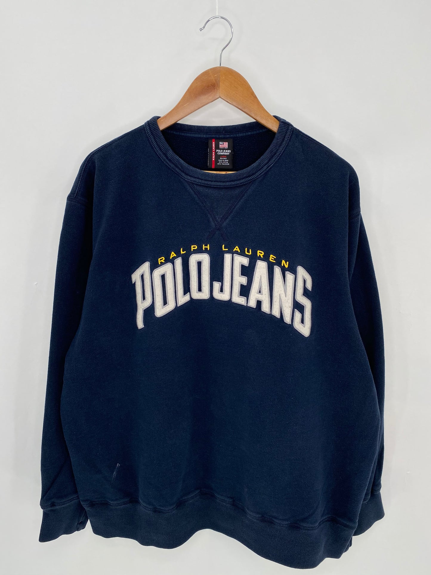 POLO JEANS Size L Vintage Sweat-shirt / 6653
