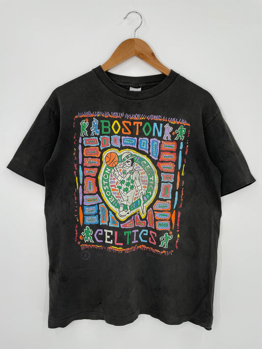 90’s BOSTON CELTICS Made in USA Size L Vintage NBA T- SHIRT / K1323