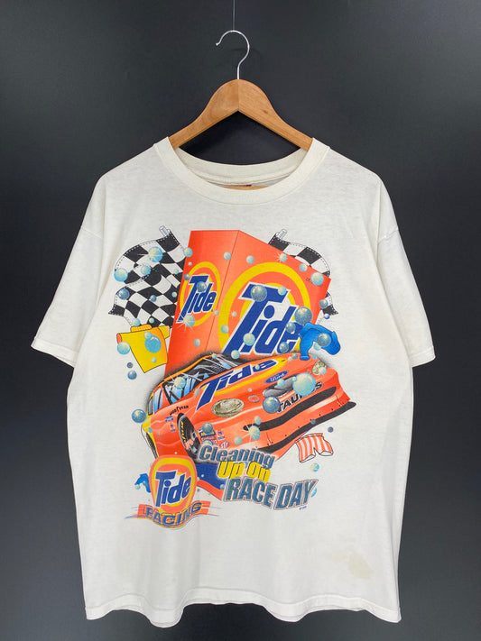 1999 TIDE RACING Size XL Vintage Racing T-Shirt / 9127