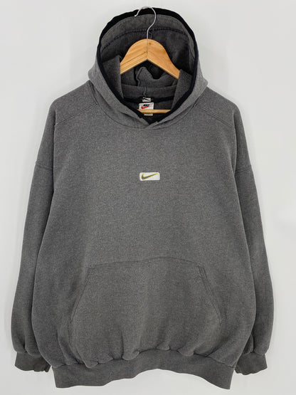 90’s NIKE CENTER SWOOSH Made in USA Size XL Vintage Hoodie Sweat-shirt / K7308