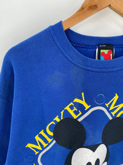 90’s DISNEY MICKEY Made in USA Size L Vintage Sweat-Shirts / A1660