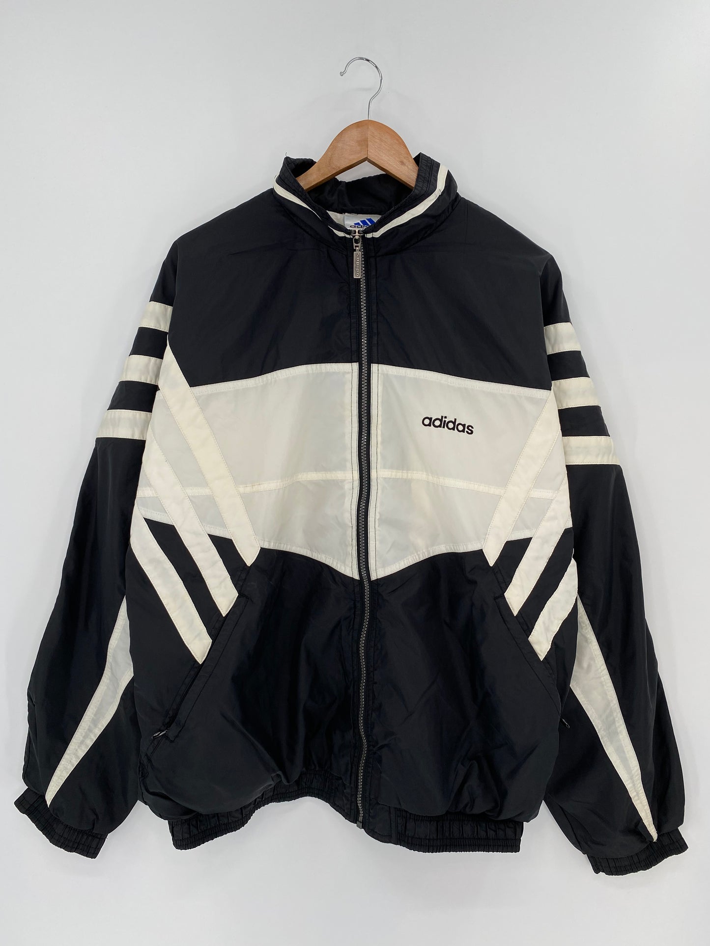 90's ADIDAS Size L Vintage Nylon Jacket / K179