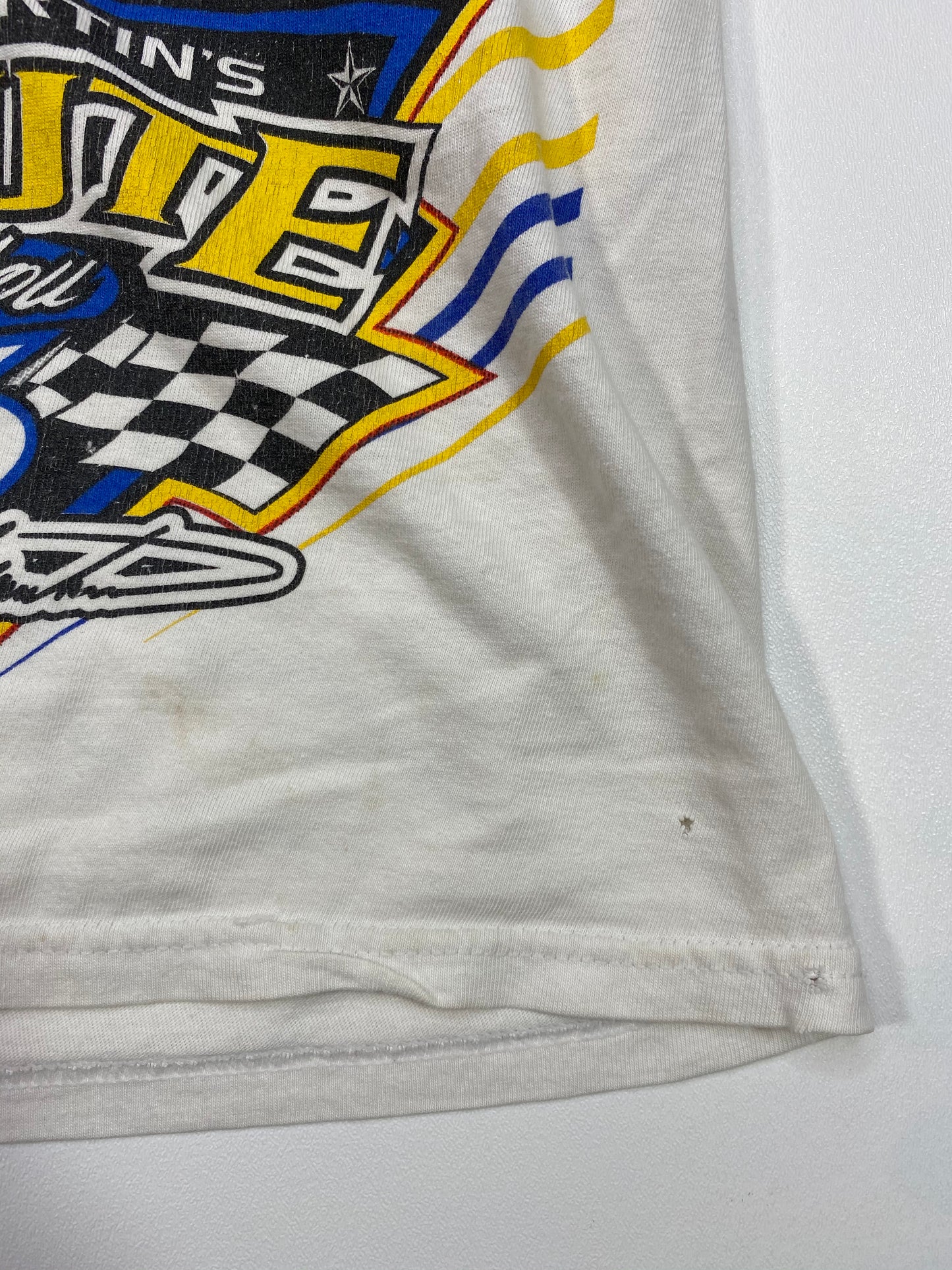 90’s NASCAR MARK MARTIN Size XL Vintage Racing T-Shirt / 5377