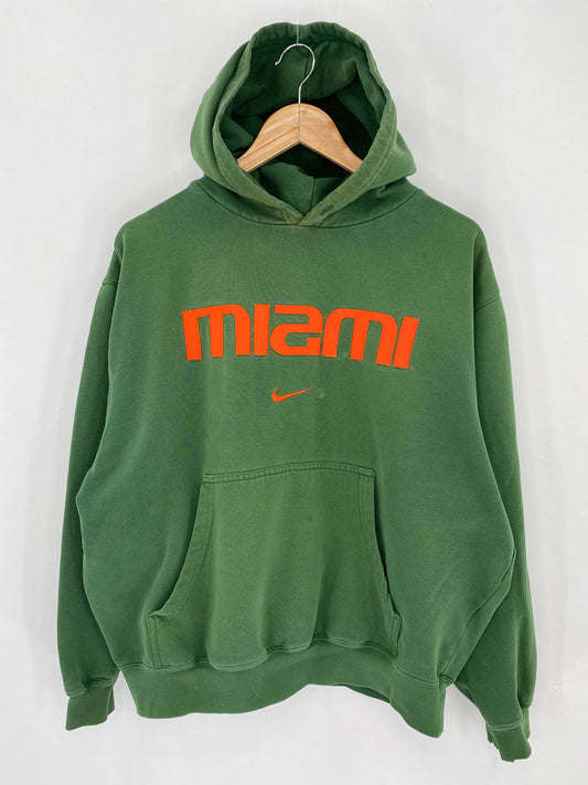 90's NIKE Miami Size M Vintage Hoodie Sweat-shirt / 6342