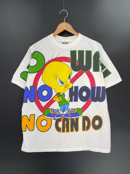 1995 Looney Tunes Tweety Size L Vintage T-Shirt / 8369
