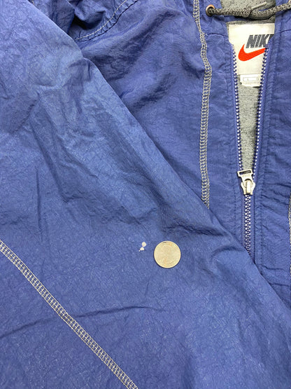 90's NIKE Zipper Size L Vintage Padded Nylon-Jacket / 5721