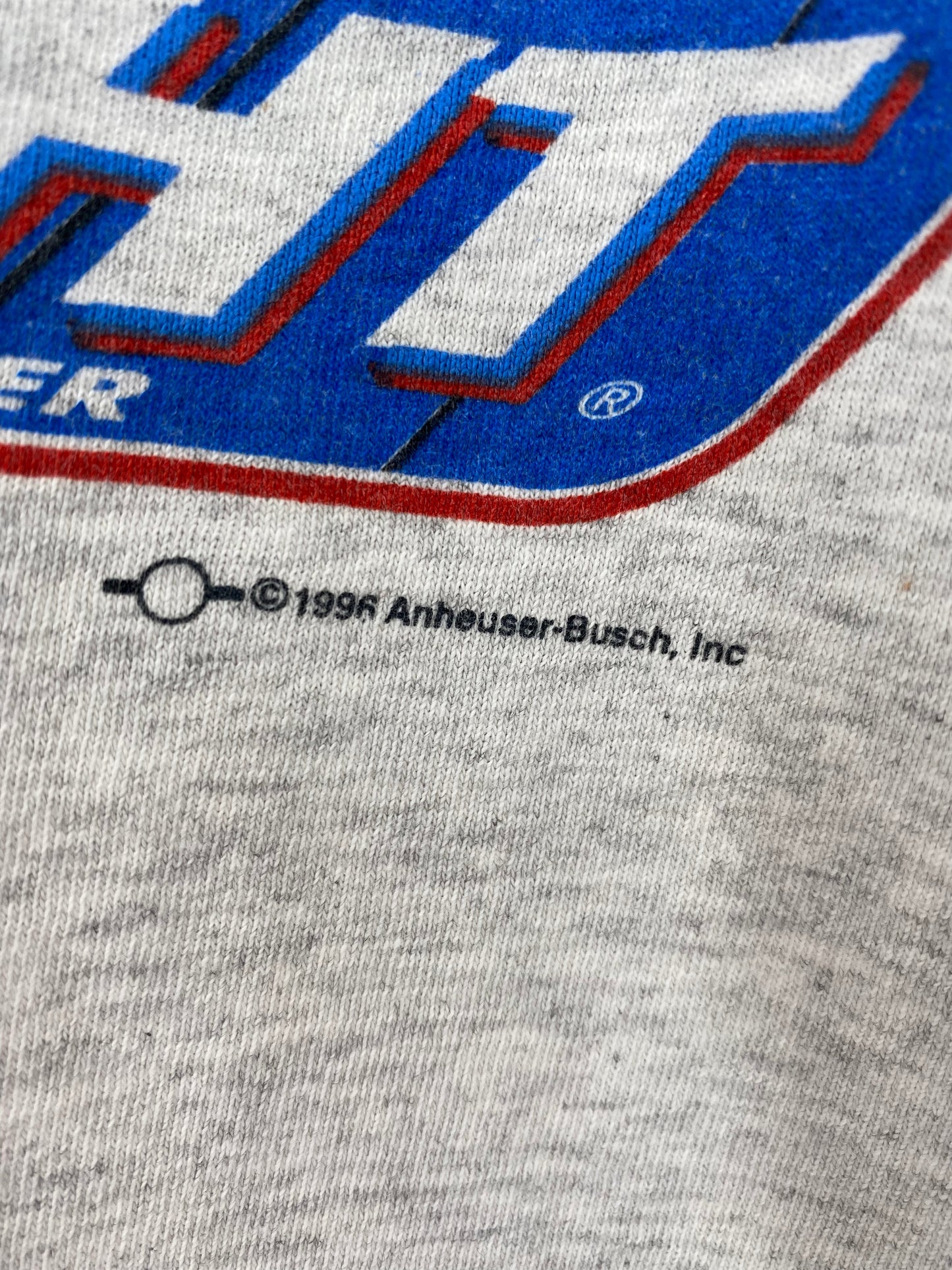 1996 BUD LIGHT BEER Made in USA Size XL Vintage T-Shirt / E1804T
