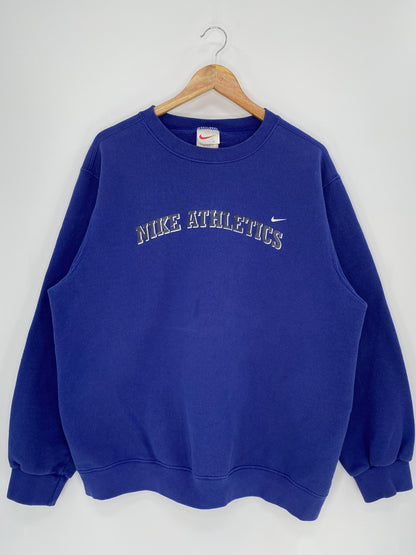 90’s NIKE ATHLETICS Made in USA Size L Vintage Sweat-shirt / 8581