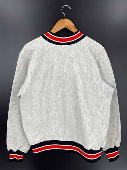 90’s CHICAGO BULLS Size No tag (Approx.L) Vintage NBA Sweat shirt / K559