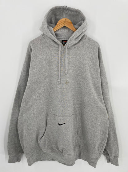 90’s NIKE Center Swoosh Size XXXXL Vintage Hoodie Sweat-shirt / 7056