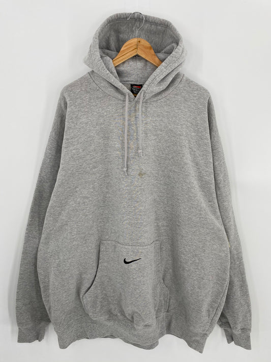 90’s NIKE Center Swoosh Size XXXXL Vintage Hoodie Sweat-shirt / 7056