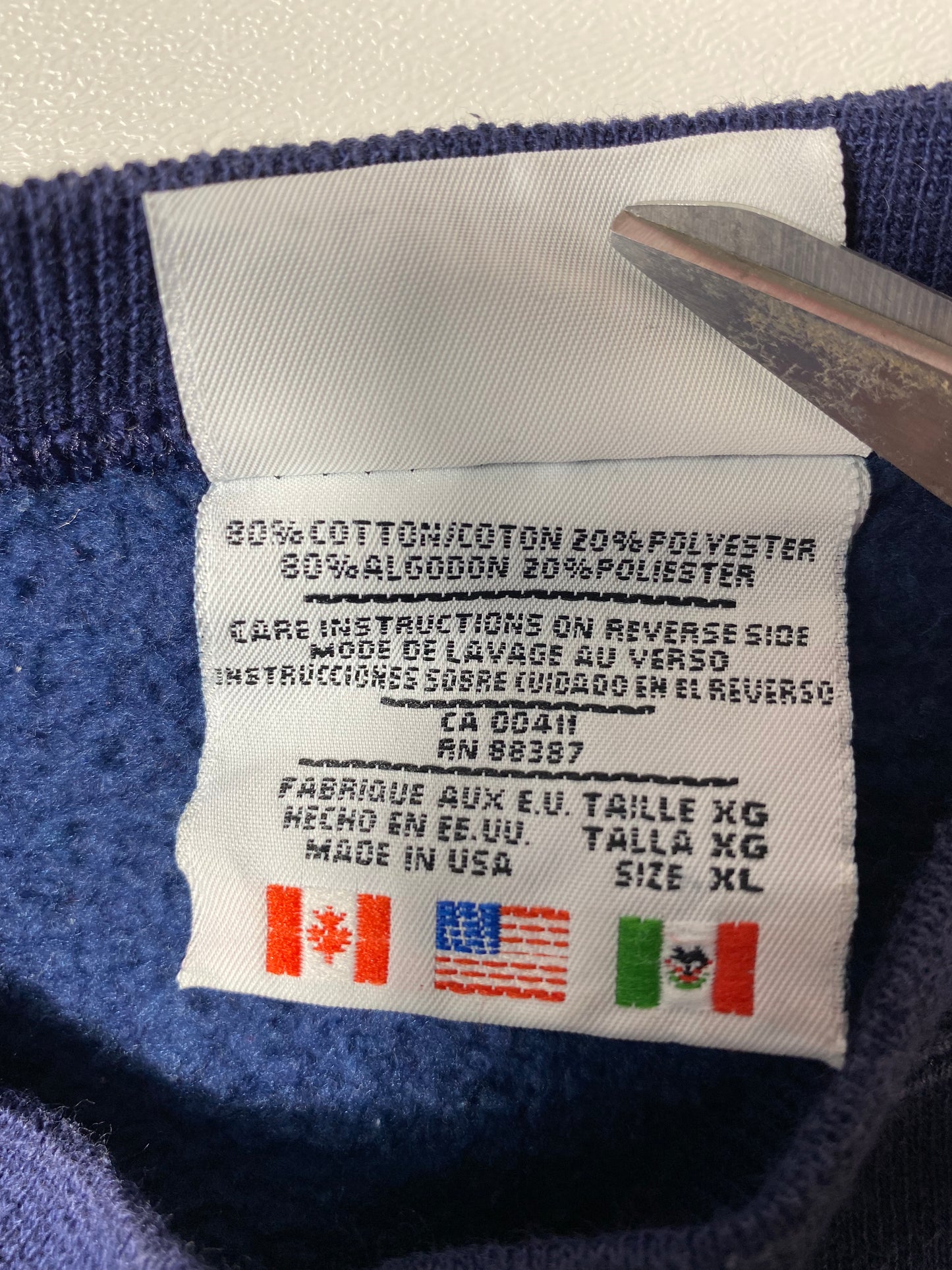 90’s ADIDAS MADE IN USA Size XL Vintage Sweat-shirt  / K3462